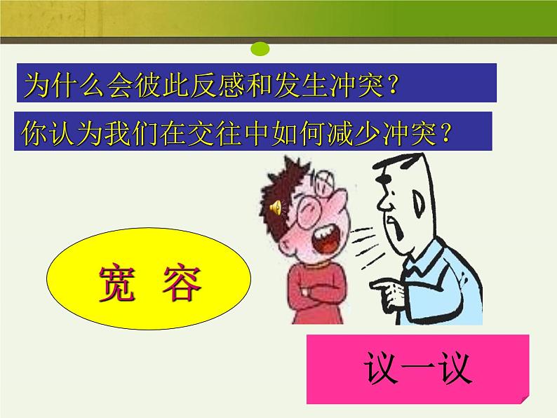 主题班会：学会宽容与理解课件07