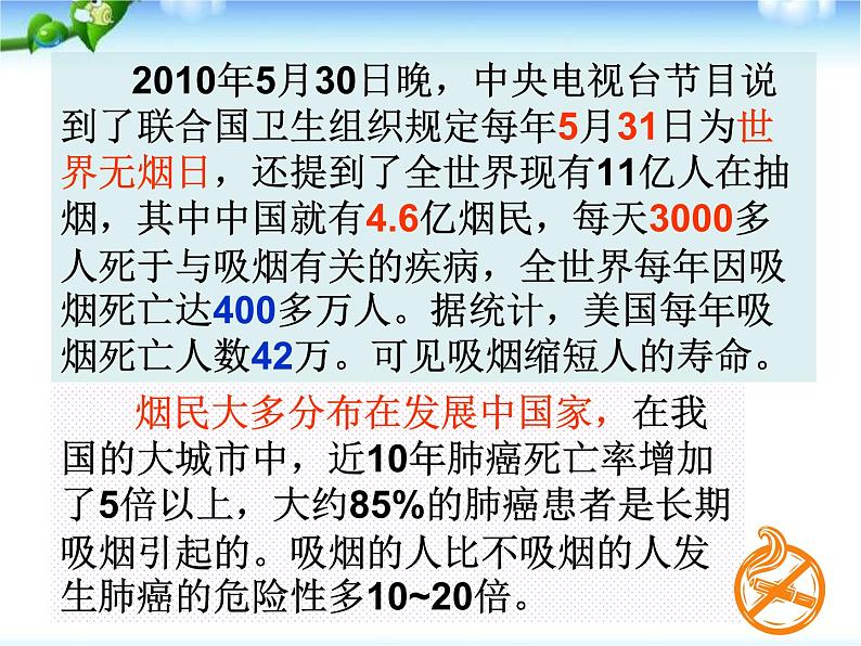 主题班会：拒绝吸烟_做健康青少年课件03