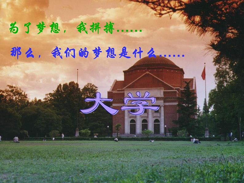 我的大学梦主题班会课件05