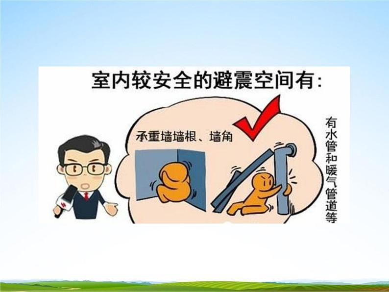 通用版主题班会《防地震安全教育》精品教学课件PPT优秀课件5第3页