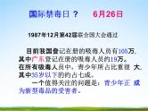 通用版主题班会《国际禁毒日》精品教学课件PPT优秀课件12