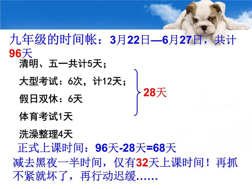 九年级第二学期三月主题班会第5页