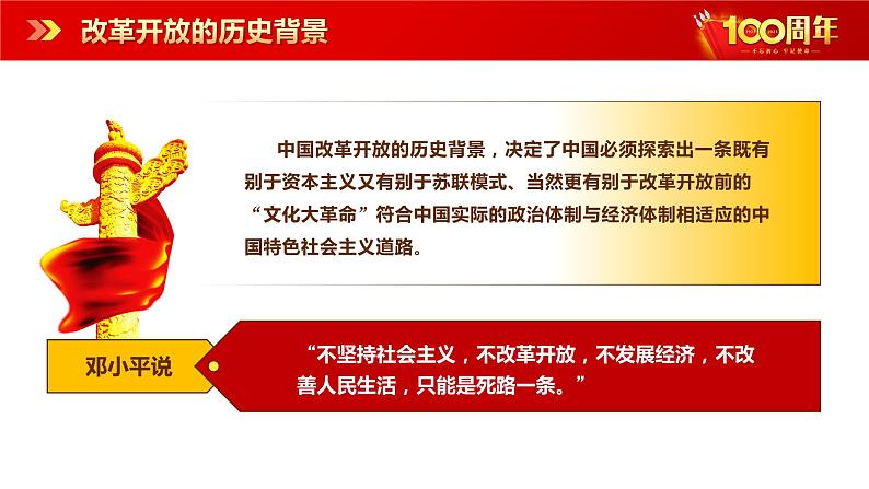 改革开放史—主题班会课件08