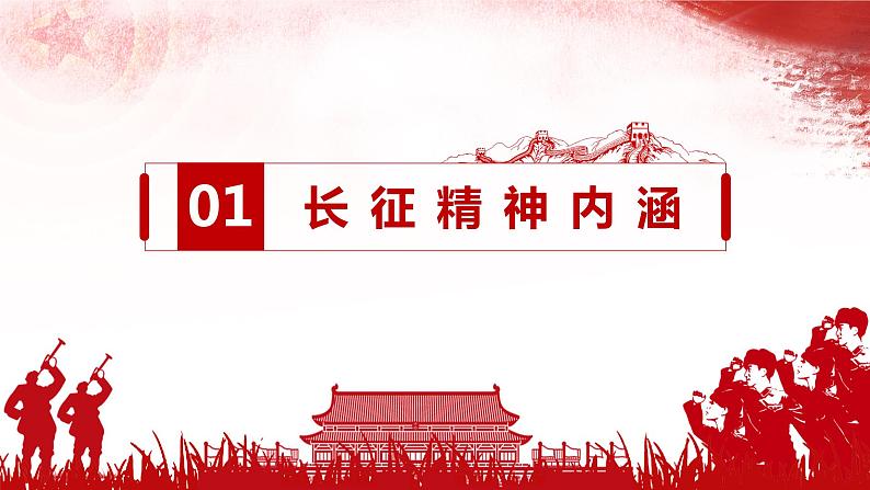 学习长征精神—主题班会课件04