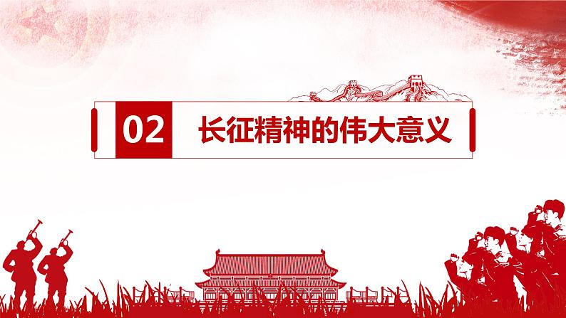 学习长征精神—主题班会课件07