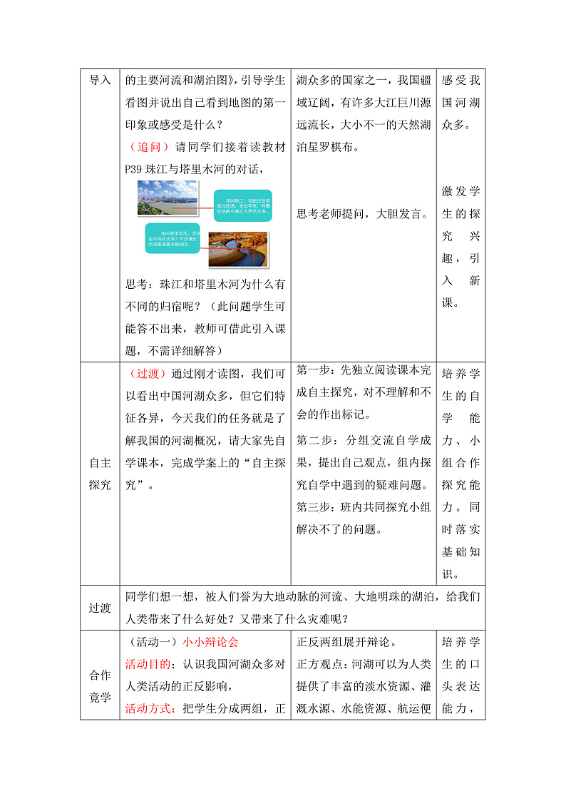 河流和湖泊(第1课时）教案02