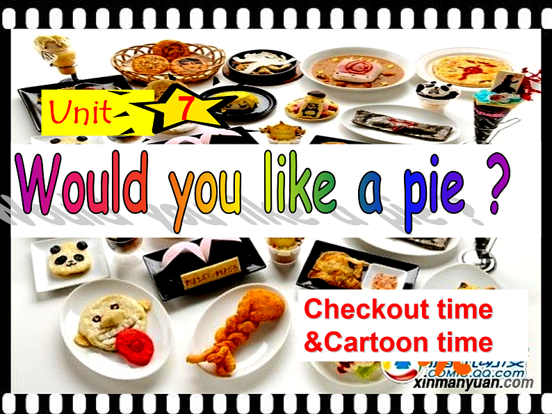 牛津译林版三年级英语上册-Unit 7 Would you like a pie（Fun time&Cartoon time）课件（共47张）01