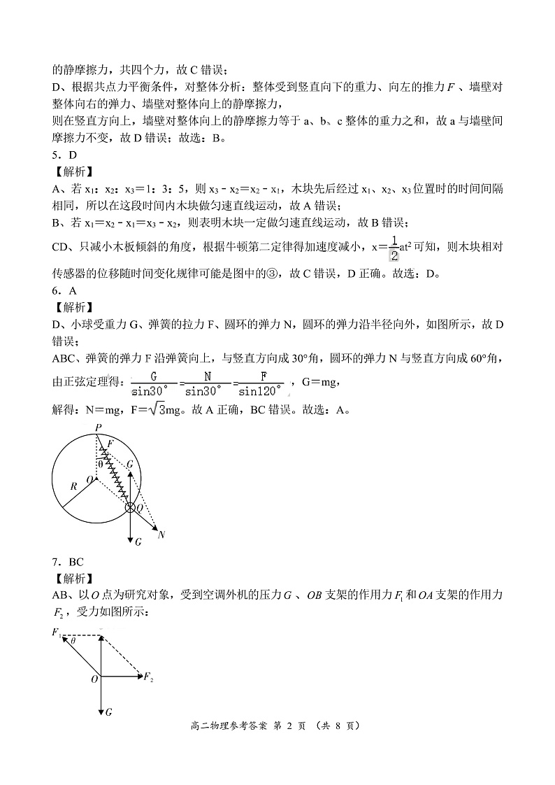 2020-2021学年河南省洛阳市豫西名校高二下学期期末联考物理试题 pdf版02