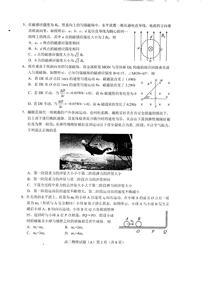 2021-2022学年山东省菏泽市高二上学期期中考试物理试题（A）（PDF版）02