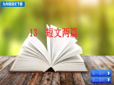 人教版​​语文九年级下册  第4单元  13 短文两篇 【教学课件】
