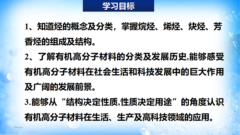 7.2.2 烃 有机高分子材料（精品课件）02
