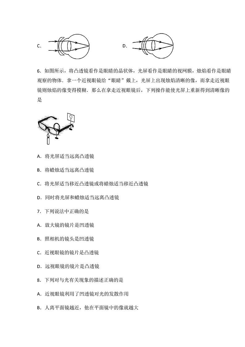4.6 神奇的眼睛  同步练习第3页