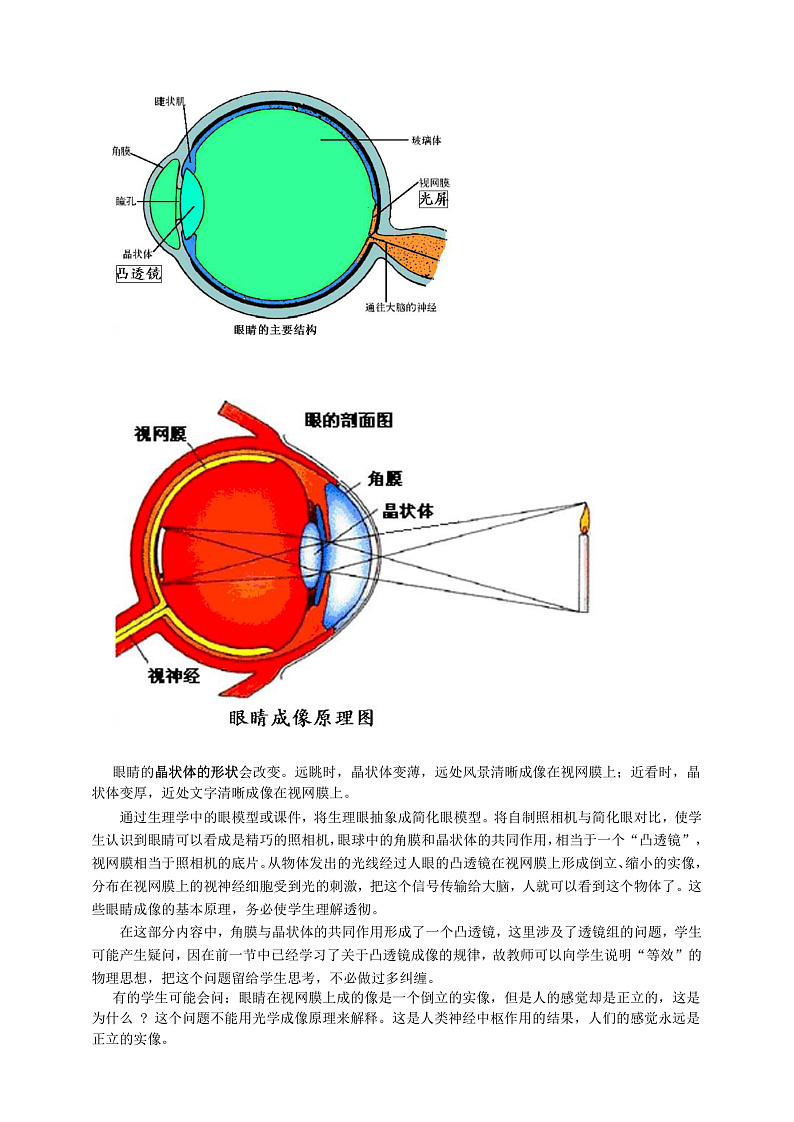 4.6 神奇的眼睛  教学设计第2页