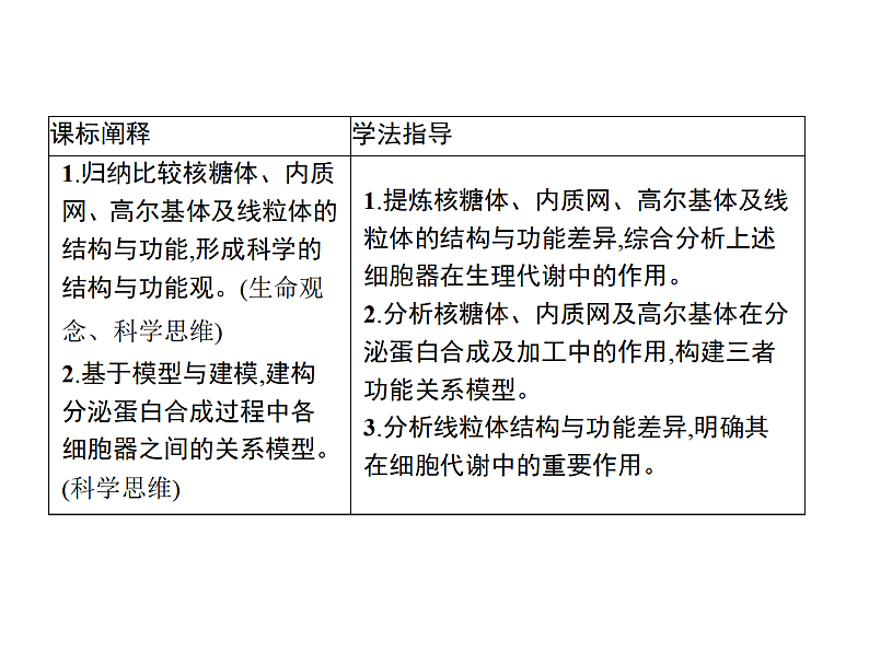 2.3 第1课时　核糖体、内质网、高尔基体及线粒体的结构与功能-课件浙科版（2019）高中生物必修一第2页