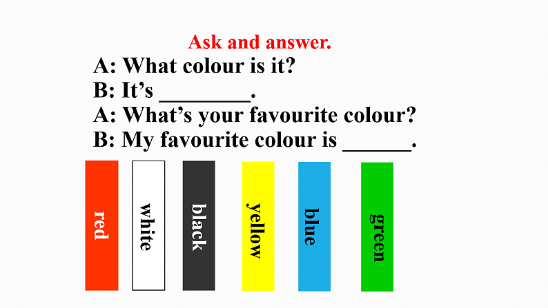冀教版（三起）英语七年级上册 Unit 2  Colours and Clothes Lesson8  Danny's Favourite Colour（课件）04