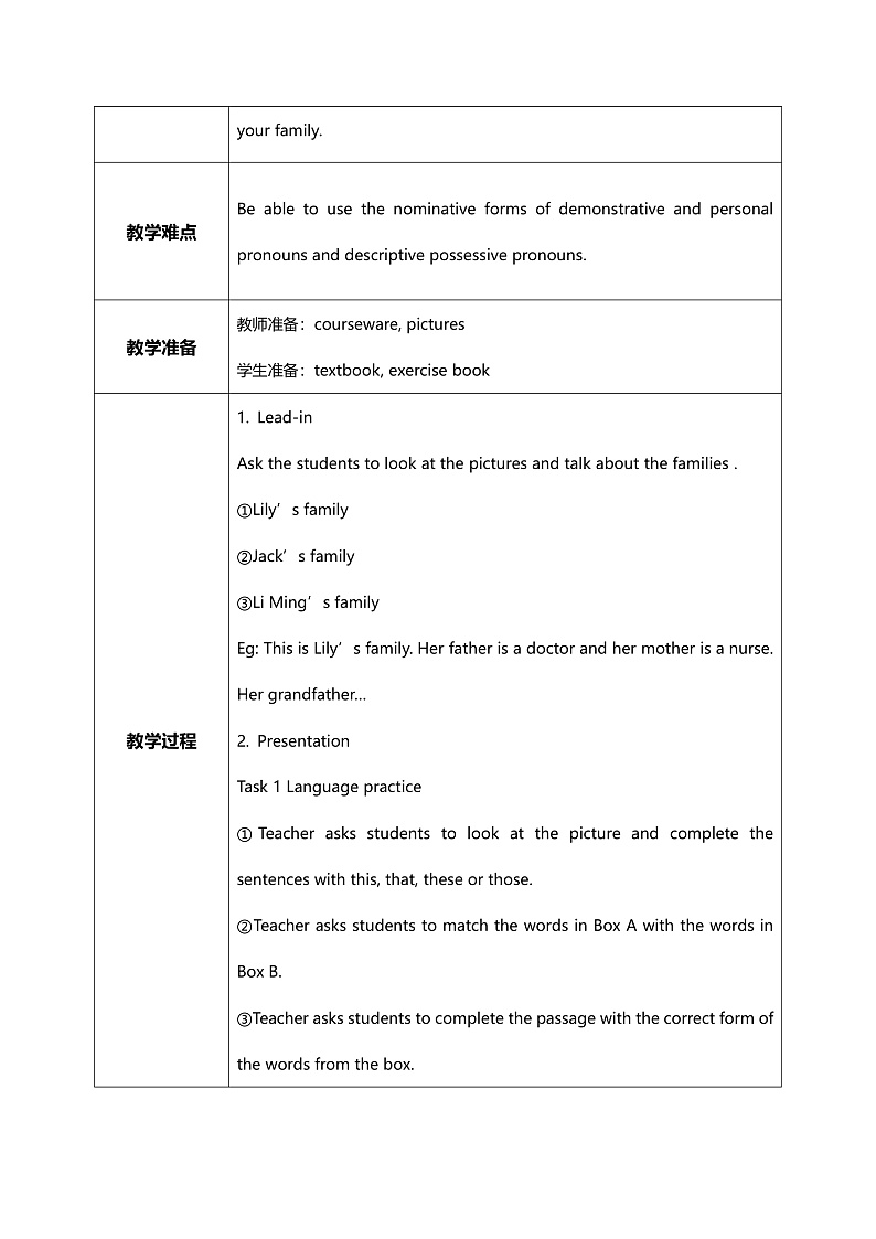 Module2 Unit3 Language in use 课件PPT+教案02