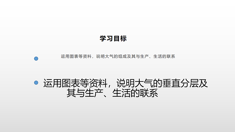 人教版2019高中地理必修一2.1 大气的组成和垂直分层 课件02