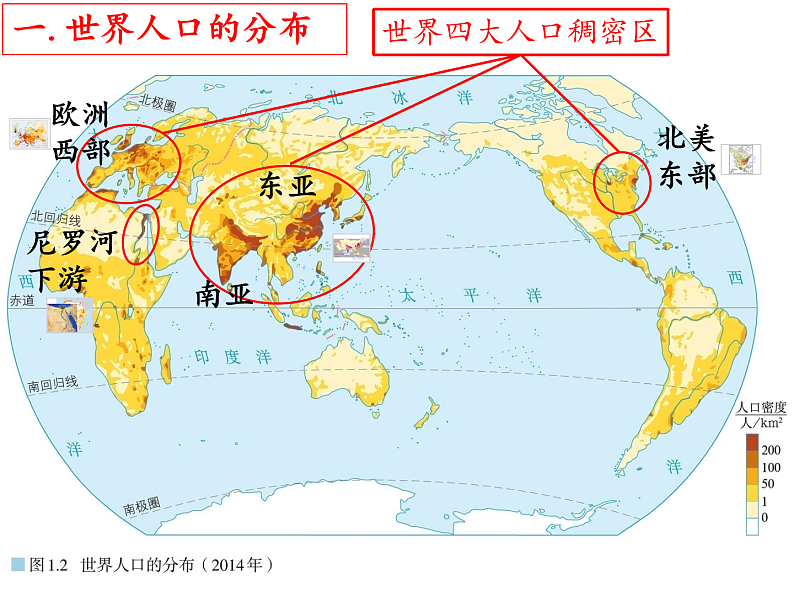 人教版2019高中地理必修二1.1世界人口的分布 课件 (2)第7页