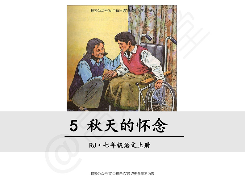 5 秋天的怀念课件PPT第2页
