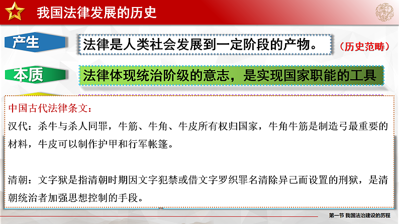 7.1 我国法治建设的历程  课件-2021-2022学年高中政治统编版必修三政治与法治第7页