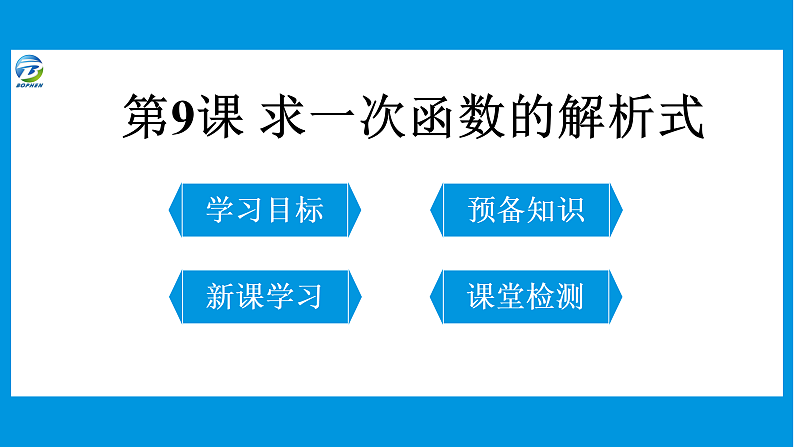 第9课 求一次函数的解析式课件PPT01