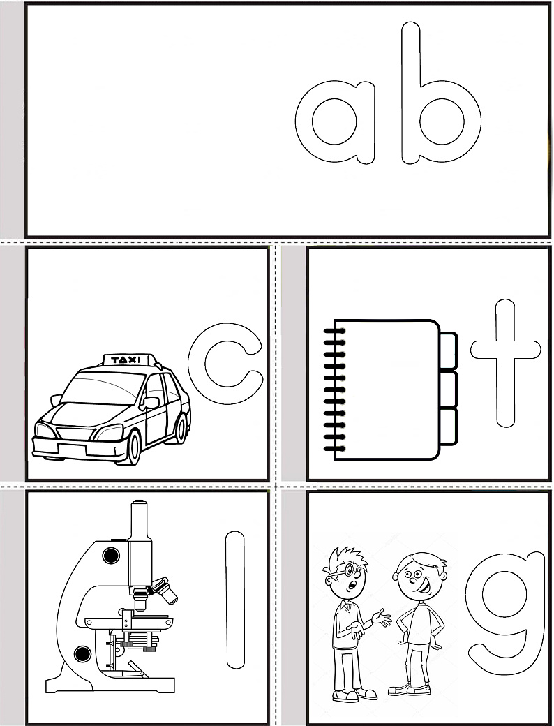 自然拼读彩色字族-短音a课件PPT第1页