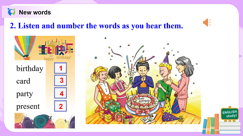 Module8 Unit1 I always like birthday parties 课件 PPT+教案05