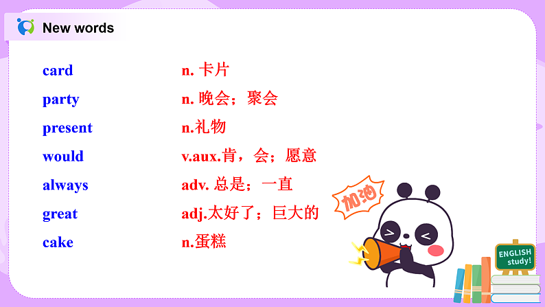 Module8 Unit1 I always like birthday parties 课件 PPT+教案06
