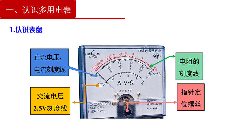 11.5 实验：练习使用多用电表第3页