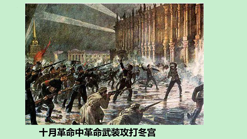 2021-2022学年高中历史统编版（2019）必修中外历史纲要下册第15课 十月革命的胜利与苏联的社会主义实践 课件03