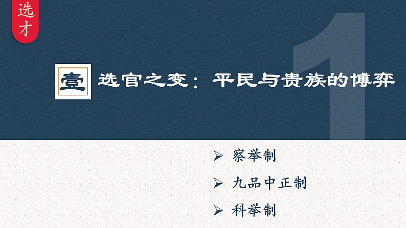 2022-2023学年高中历史统编版（2019）必修中外历史纲要上册第7课 隋唐制度的变化与创新（课件）第4页