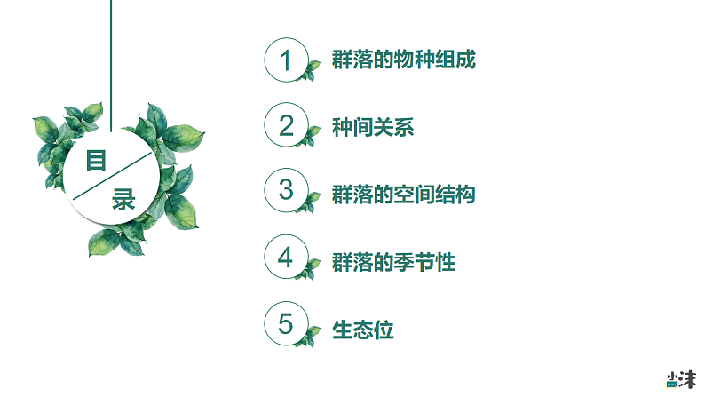 高中生物选择性必修二 2.1 群落的结构（第二课时）精品课件02