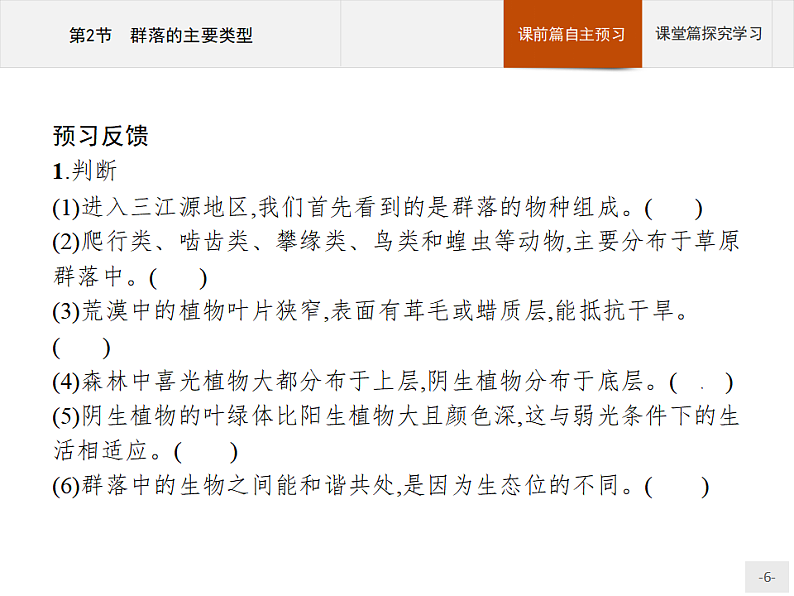 高中生物选择性必修二 课件：第2章　第2节　群落的主要类型第6页