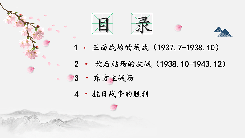 2022-2023学年高中历史统编版（2019）必修中外历史纲要上册第24课 全民族浴血奋战与抗日战争的胜利 课件第3页