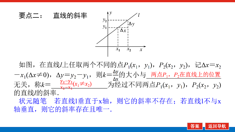 选择性必修第一册1.1.2 　直线的倾斜角、斜率及其关系 课件第5页