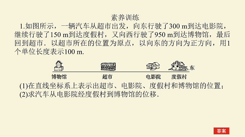 新人教版高中物理必修第一册第一章运动的描述素养提升2用数形结合方法分析物理问题课件第3页