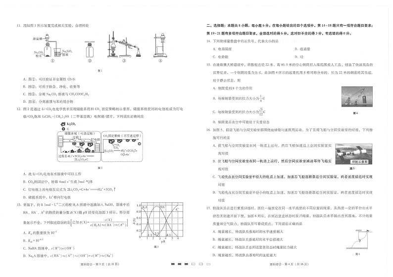 云南民族中学2020届高三高考适应性月考卷（七）理科综合试题（PDF版）第2页