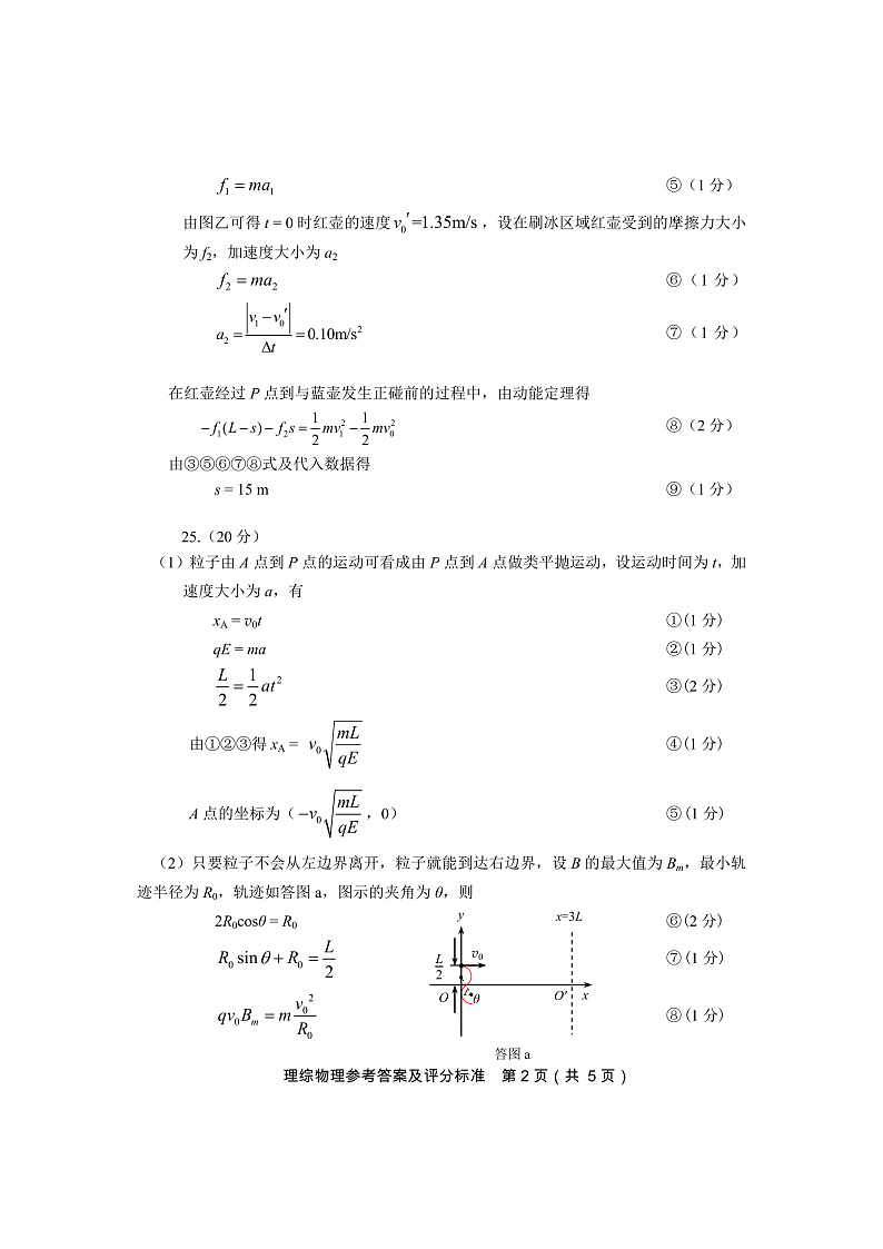 物理参考答案第2页