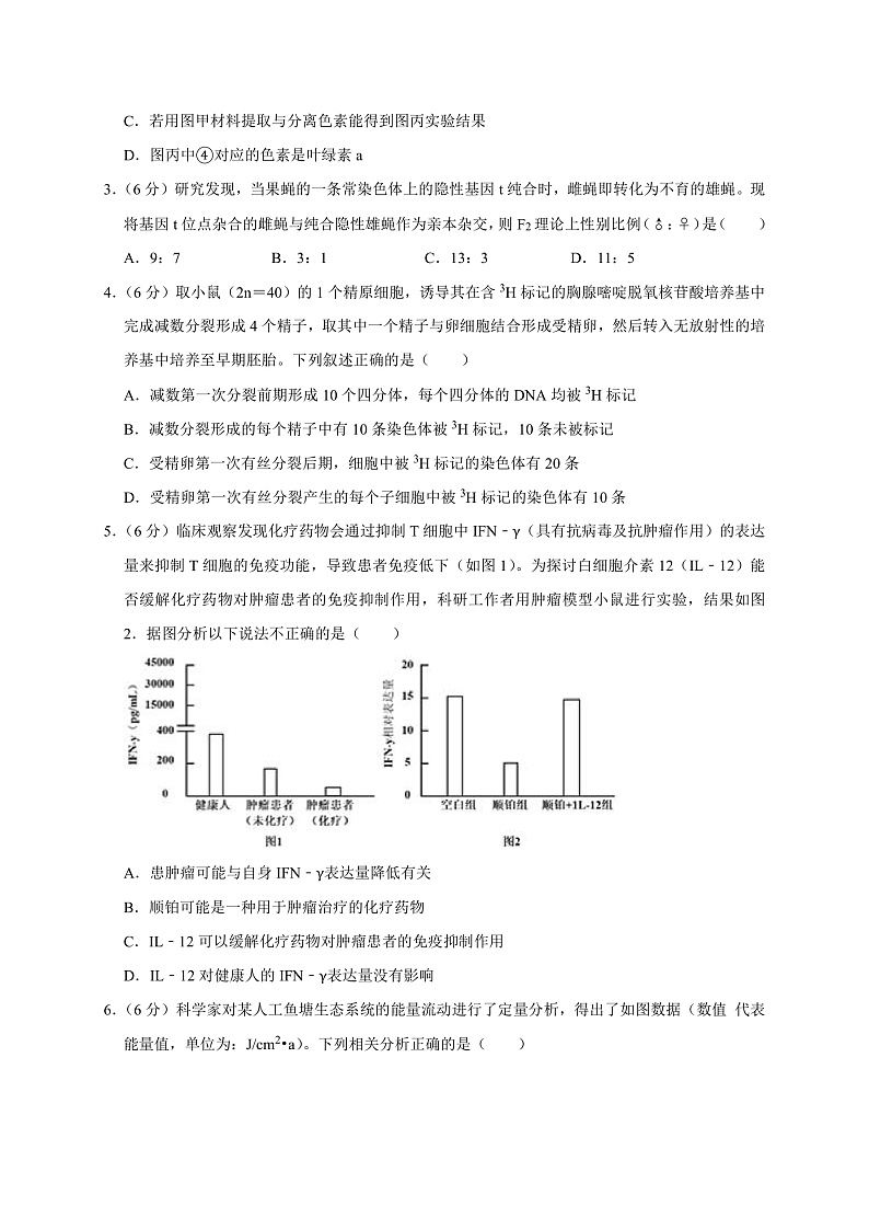 2020鹤壁高级中学高三下学期线上第二次模拟考试理科综合试题含答案02