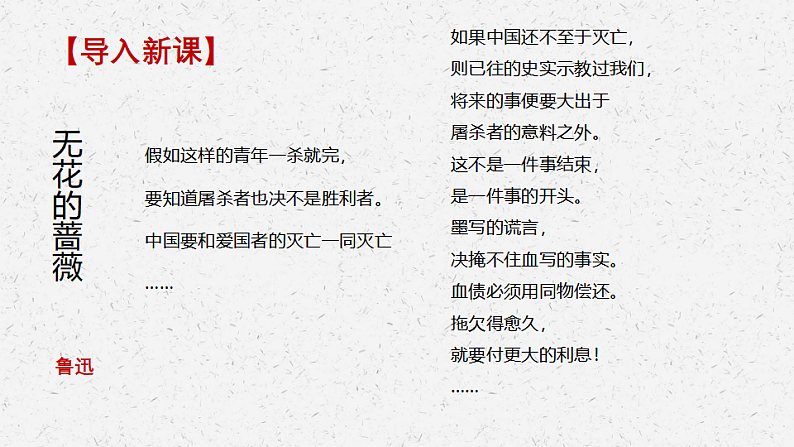 《记念刘和珍君》-2022-2023学年高二语文同步高效助教课件（统编版选择性必修中册）02