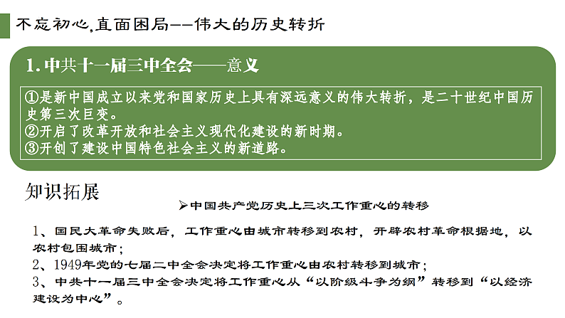 第28课 中国特色社会主义道路的开辟与发展课件---2022-2023学年高中历史统编版（2019）必修中外历史纲要上册第8页