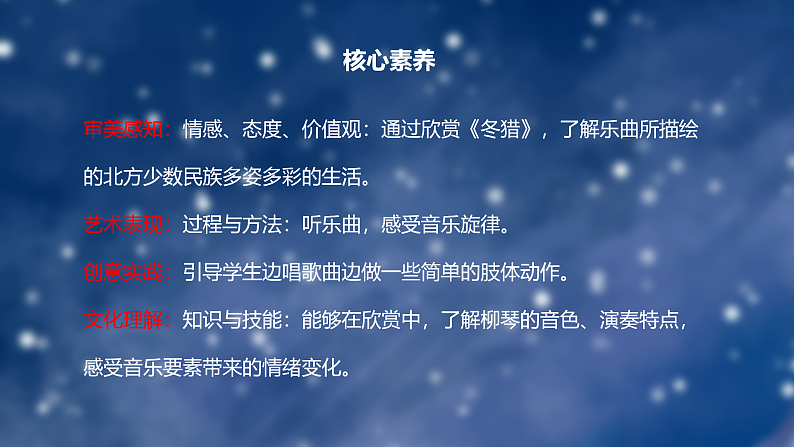 【核心素养目标】人教版音乐五下1.3 冬猎 课件+教学设计+素材02