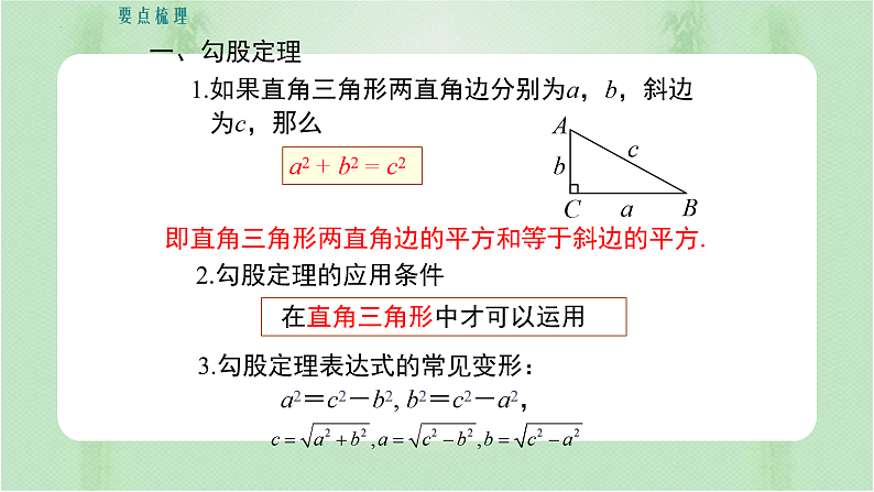 专题复习 勾股定理（备课件）精编八年级数学下册同步备课系列（人教版）第2页