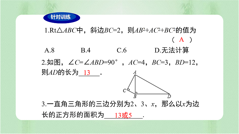 专题复习 勾股定理（备课件）精编八年级数学下册同步备课系列（人教版）第6页