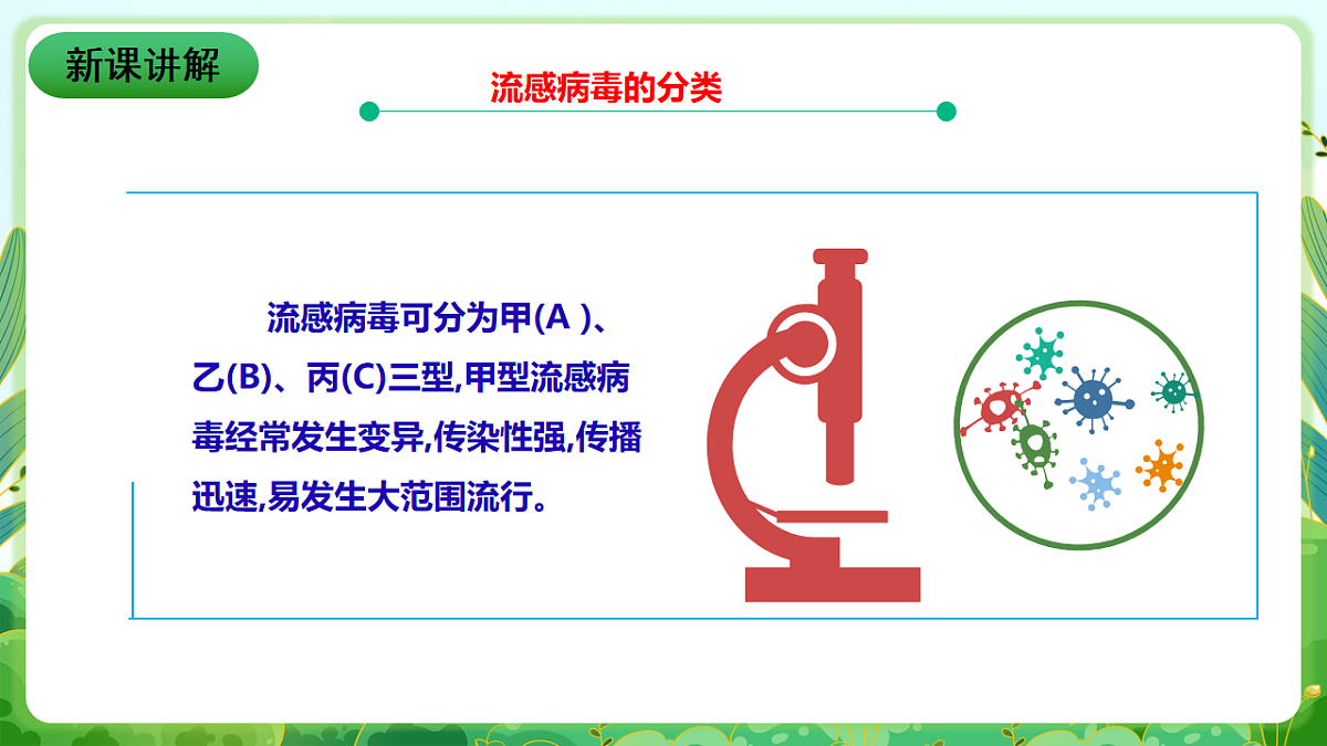 川教版生命生态安全八年级下册9《流行性感冒》课件第7页