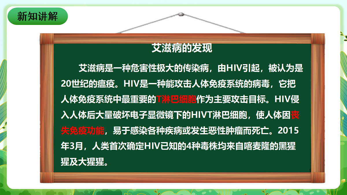 川教版生命生态安全九年级下册4《艾滋病的危害》课件第4页
