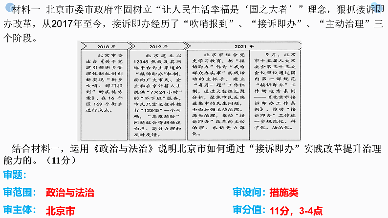 说明类材料题解题技巧 课件 -2023届高考政治一轮复习统编版08