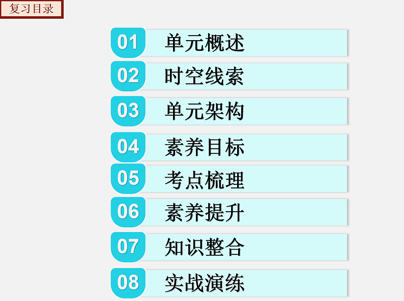 2022-2023年部编版历史八年级下册专项复习精讲精练：考点复习03  中国特色社会主义道路02