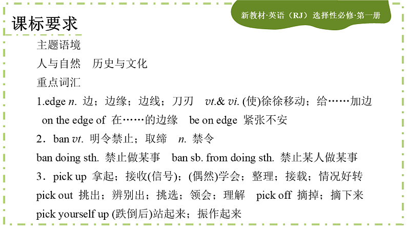Unit 3 Fascinating Parks 单元重点小结(课件PPT)03