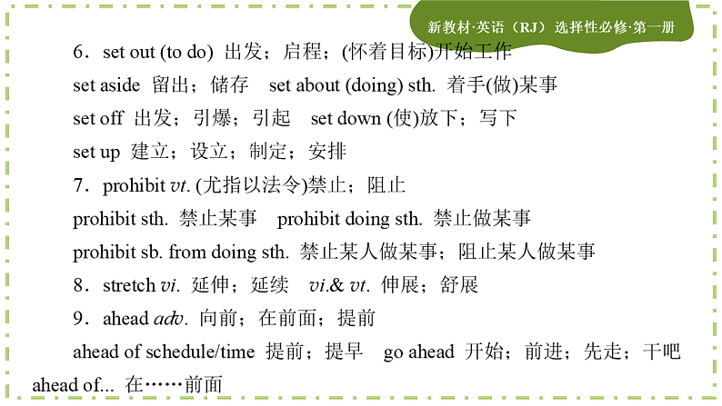Unit 3 Fascinating Parks 单元重点小结(课件PPT)05